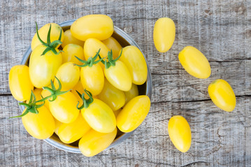 Yellow cherry tomato