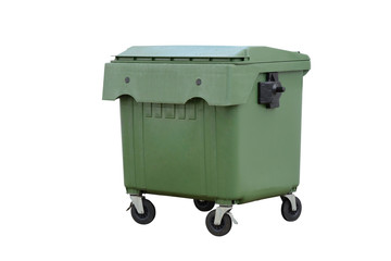 dumpster isolated on white background