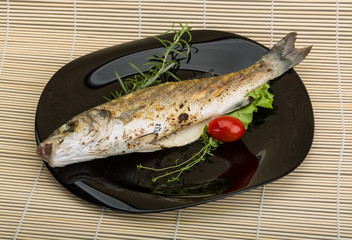 Grilled seabass