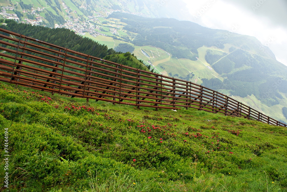 Sticker Austrian landscape in Saalbach - Hinterglemm