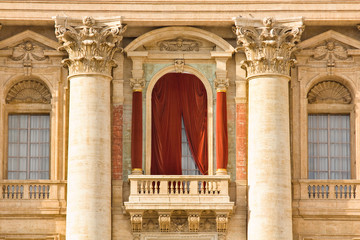 Conclave balcony  in St. Peter's Basilica in the Vatican © Michal Ludwiczak
