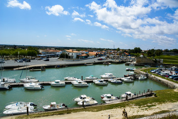 Fototapeta na wymiar Île d'Oléron port de plaisance