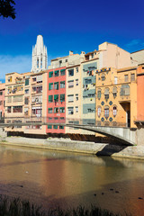 Obraz premium old town of Girona, Spain