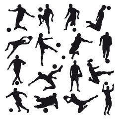 Soccer Silhouettes