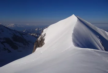 Photo sur Plexiglas Anti-reflet Mont Blanc Arête des Dômes de Miage, Massif du Mont Blanc