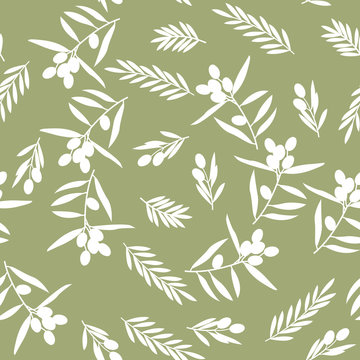 Seamless pattern, olive