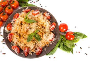 Pasta with chicken