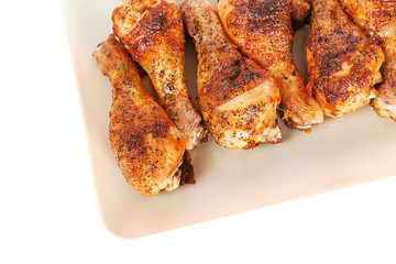 Roasted chicken background
