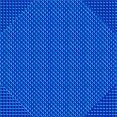 Vector Abstract geometry triangles bright blue pattern.