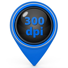 300 dpi pointer icon on white background