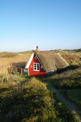 Fototapeta na wymiar Fischerhütte in Dänemark 2