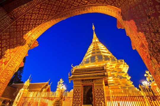 Wat Phra That Doi Suthep in Chiangmai province of Thailand