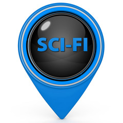 SciFi pointer icon on white background