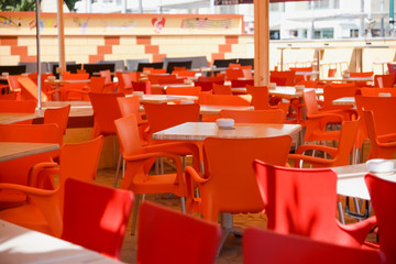 cafe table outside