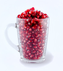 Cup pomegranate seeds