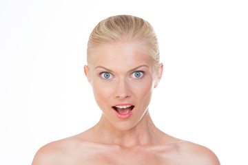 Obraz premium surprised nordic beauty