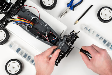 rc car assembling