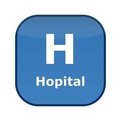 Hôpital dans un bouton