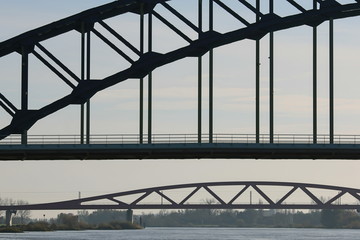 Bridges infrastructure with train