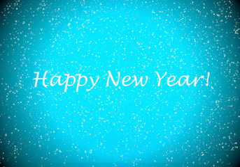 New Year Blue Background