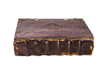 Old Book on White