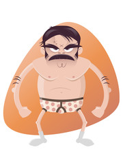 mann in unterhose