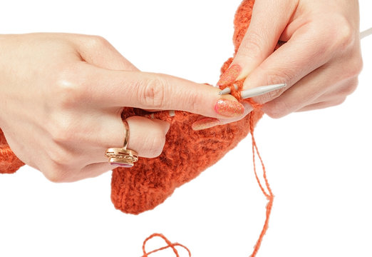 hand knitting