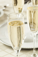 Alcoholic Bubbly Champagne for New Years