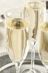 Alcoholic Bubbly Champagne for New Years