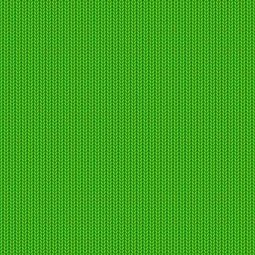 Green knitted pattern