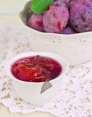 plums jam