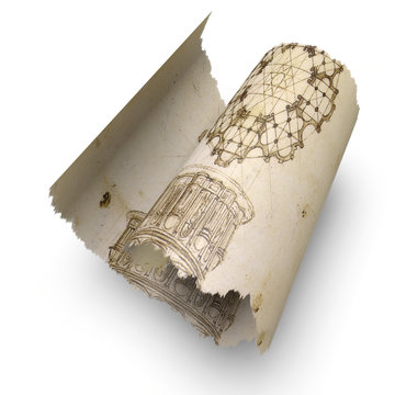 Carta pergamena papiro disegni antichi