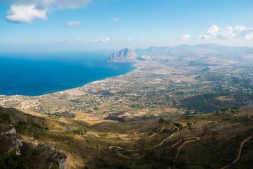 Fototapeta na wymiar Sicily coast