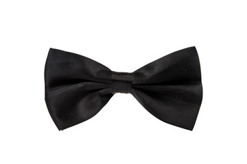  black bowtie isolated