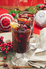 Christmas mulled wine.