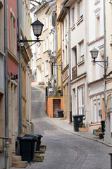 Obraz na płótnie Canvas Straße in der Altstadt