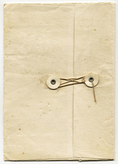 Antique Folder with String Closure