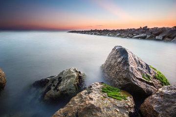 Nice long exposure seascape.