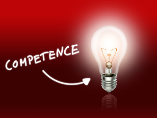 Competence Bulb Lamp Energy Light red