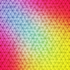 Vibrant polygonal background