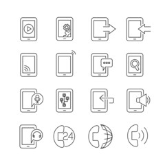 smart phone user interface icons