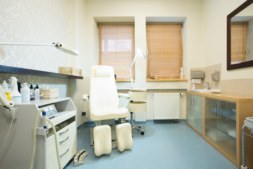 Beauty salon with professional equipment