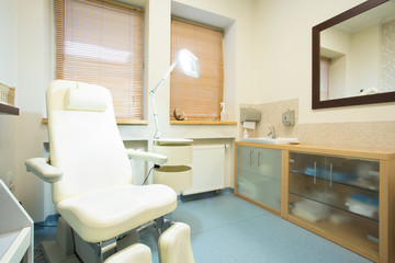 Beauty parlor in wellness center