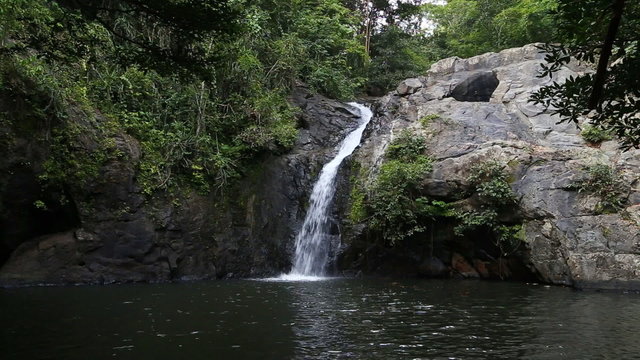 7 Kot waterfall (beautiful small waterfall in Saraburi Province,