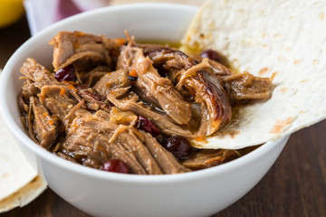 Braised pork,  tender and falling apart