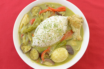 美味しそうなグリーンカレー