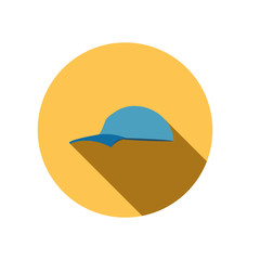 cap ,flat style with long shadows