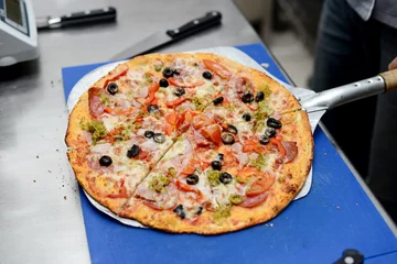 Photo sur Plexiglas Pizzeria pizza