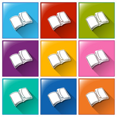 Buttons with notebooks