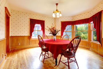 Dining room in old house